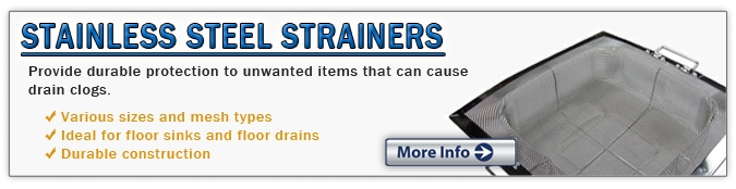 Stainless Steel Strainer baskets for restaurant debris drain straining