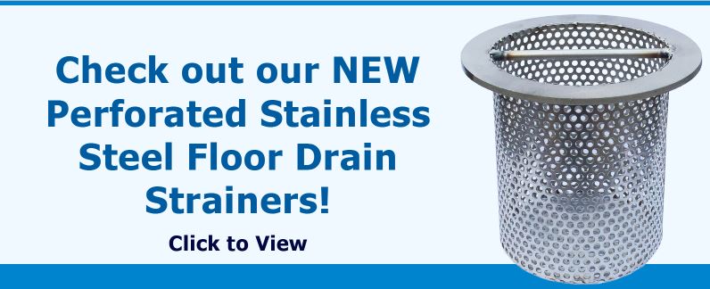 metal floor drain strainer for plumbing