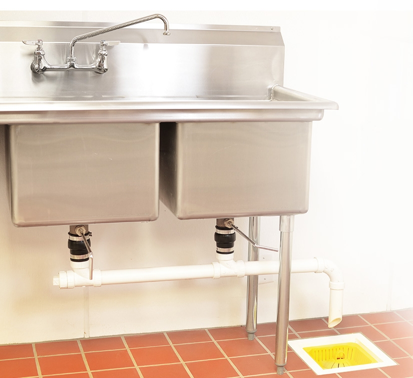 10 inch stainless steel floor sink basket for restaurants - Drain-Net