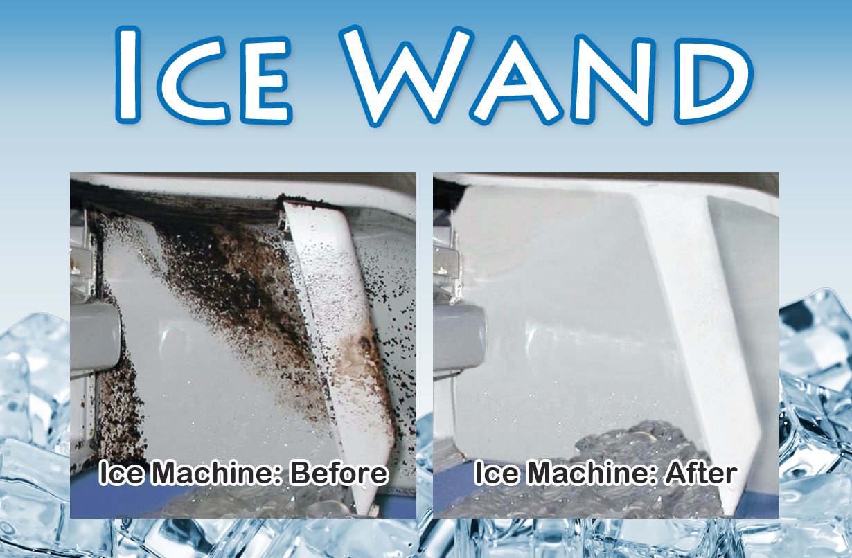 How to rid commercial ice machines of slime and mold