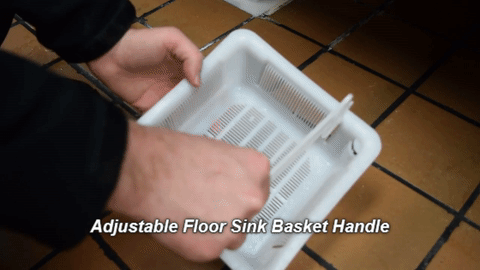 basket with adjustable handle