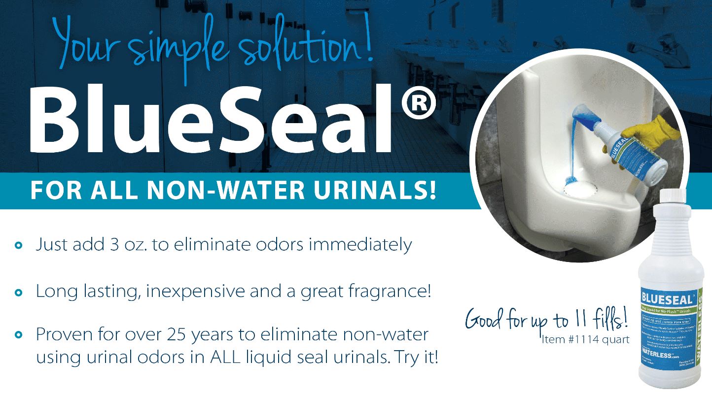 blueseal-banner image BlueSeal long lasting and biodegradable trap seal liquid