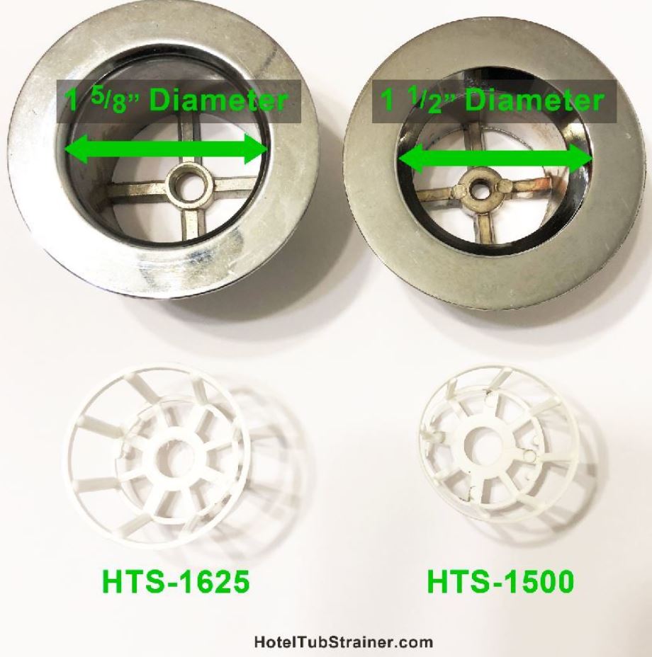 hotel tub strainer to stop hair from going down drain