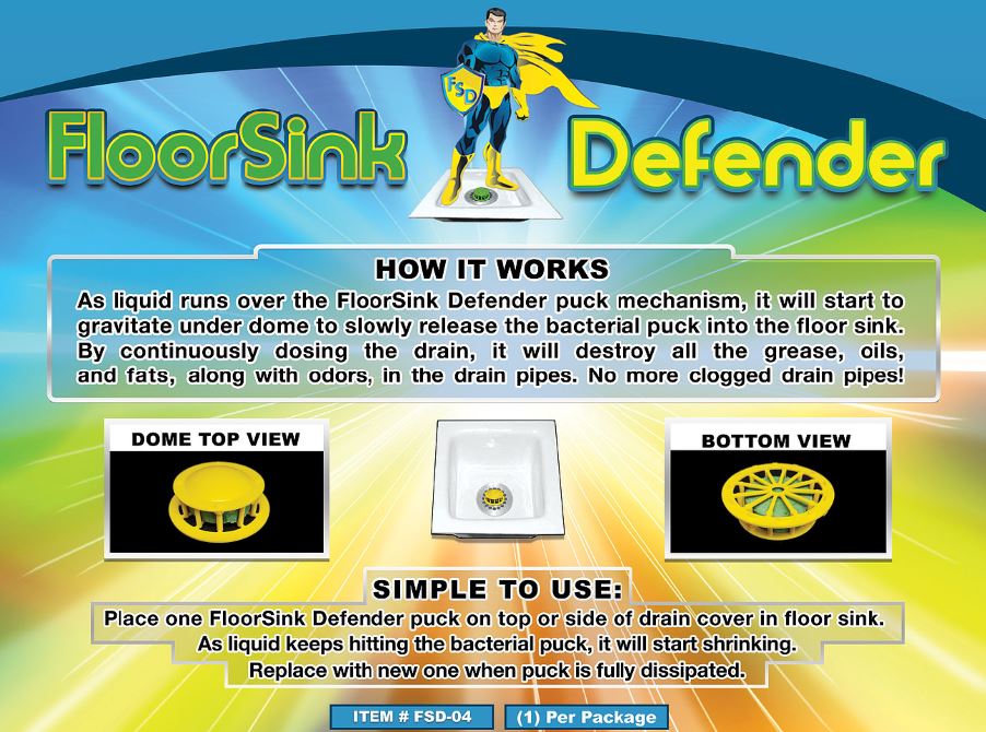 floor_sink_defender-web image floor sink defender for FOG in drain pipes