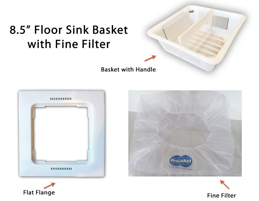 basket flange filter