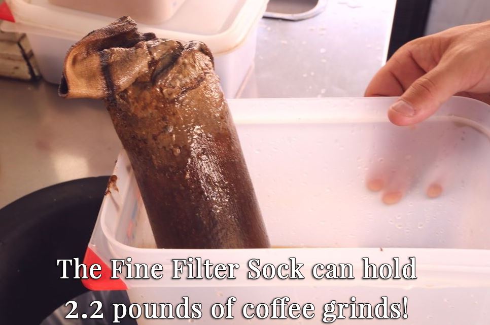 coffee grinds in filter