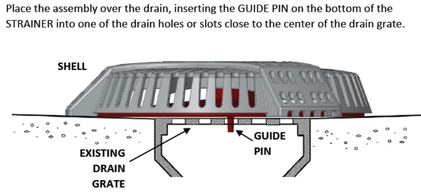 Outdoor Stairwell Drain Cover and Filter - Drain Defender Prevents Clogs  and Flooded Basements from Yard Waste
