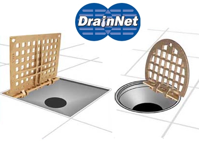 Hinged Floor Drain Grate For Easy Access Drain Cleaning