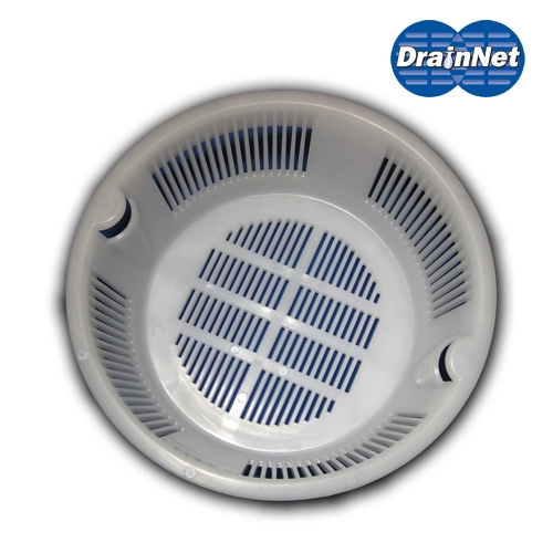 Round Plastic Strainer Basket for Floor Sinks 6.5" and 9.5"