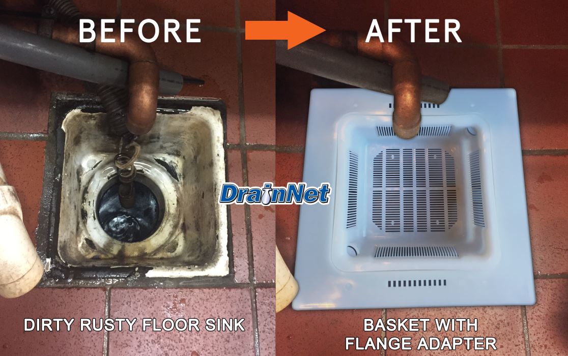 How to fix Rusty floor sink