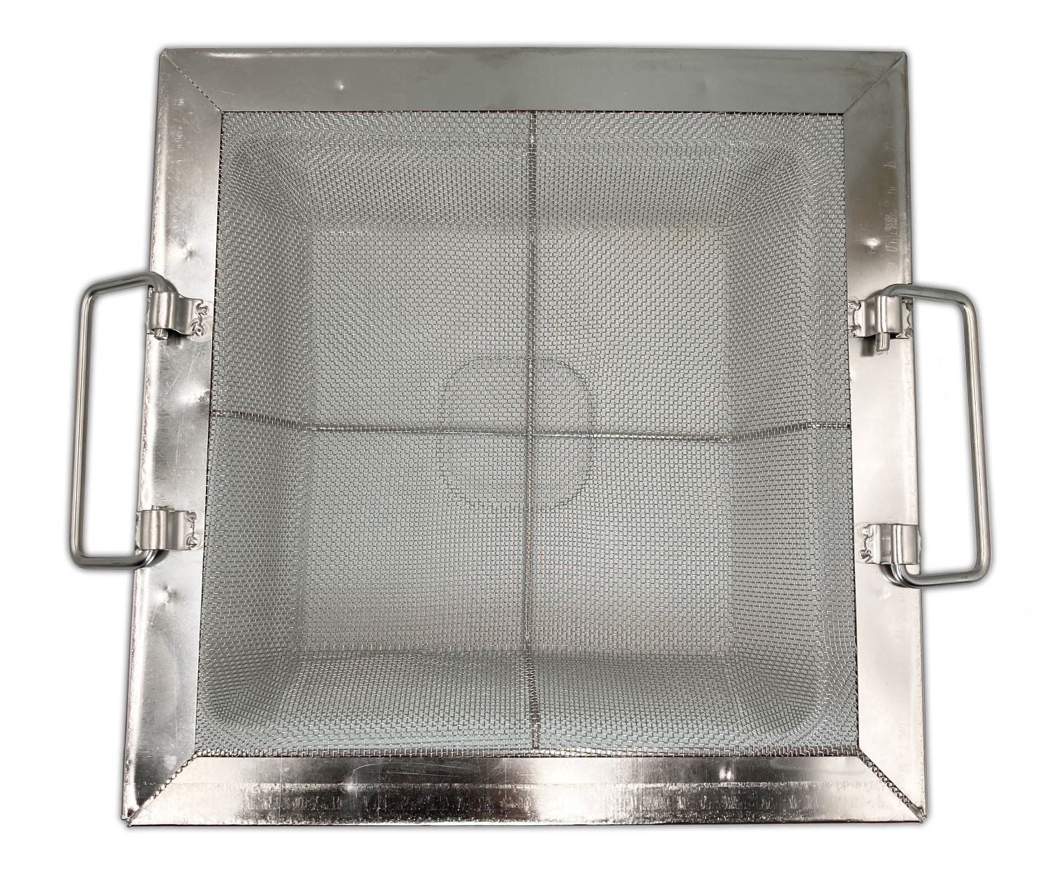 Stainless Steel Drain Strainer, fine mesh, 11 square by 2 high - Drain-Net