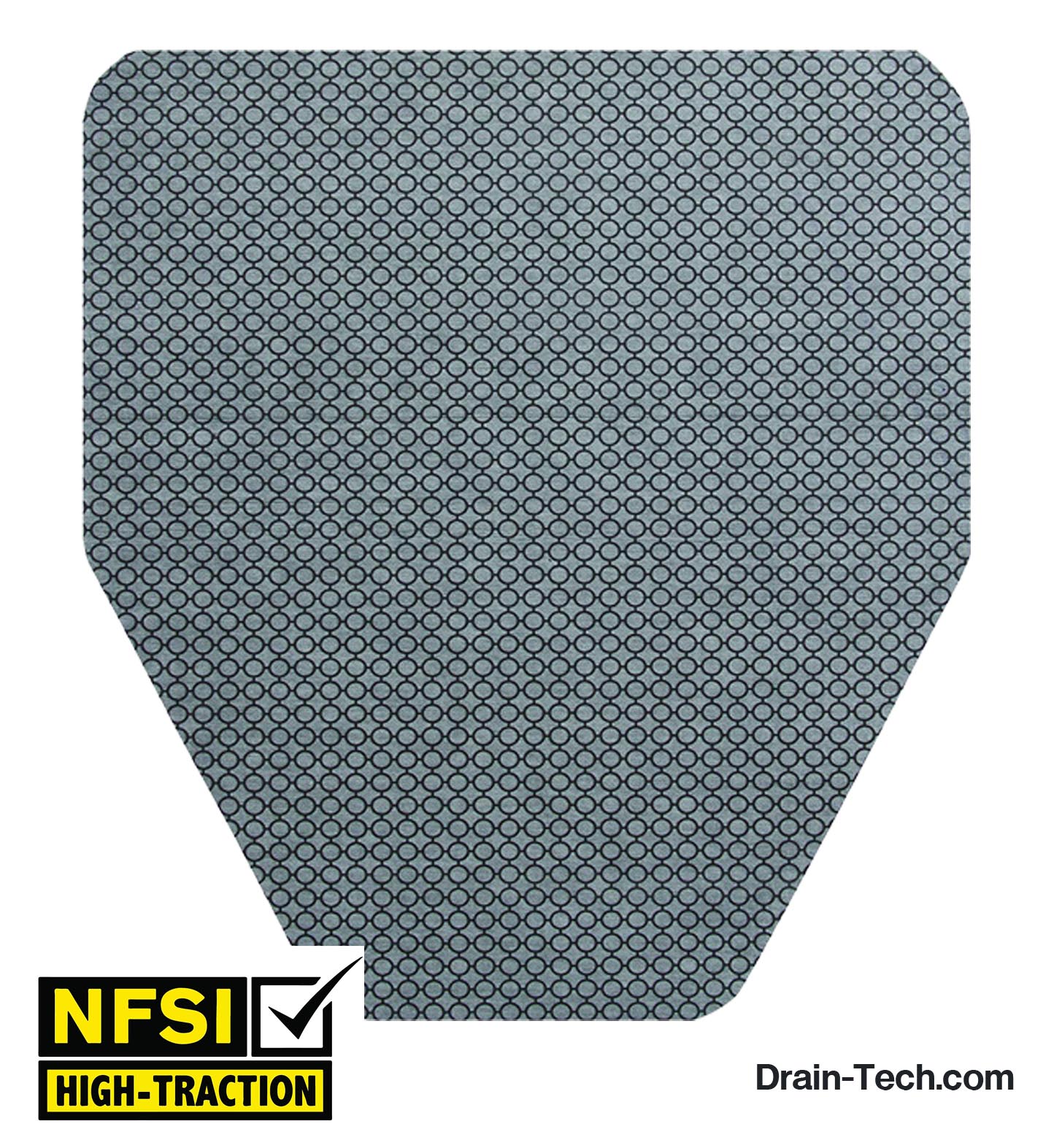Peal & Stick Urinal Mat nonwoven for restrooms Komodo