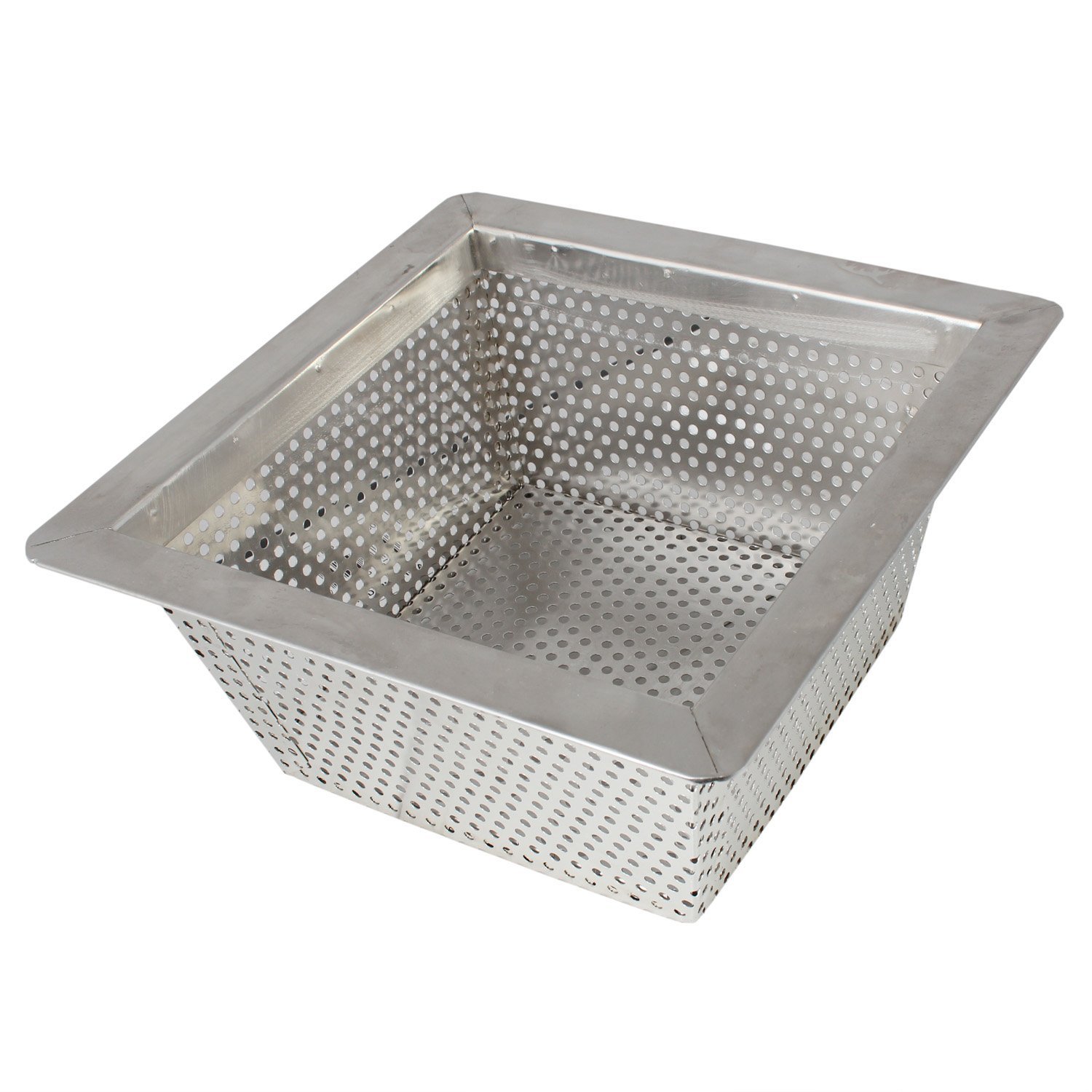 FSQ Floor Sink Basket Drain Strainer - Stainless Steel for