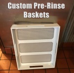 custom_pre-rinse_basket Stainless Steel Drain Strainers | Drain-Net