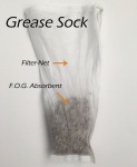 grease_sock_pic Floor Drain Strainers | Drain-Net