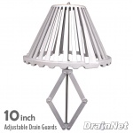 Adjustable Drain Guard - 10&quot;, Marathon BS‐1044