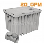 20 GPM Plastic Grease Trap