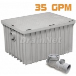 35 GPM Plastic Grease Trap