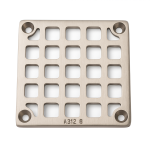 Josam 008160 4S Nikaloy Drain Grate (3-5/8" OD)