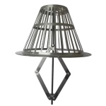 Poseidon Stainless Steel Adjustable Drain Guard, 10 inch