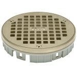 Zurn 5" Round Nickel Bronze Floor Drain Grate for LC Series Modular Drain System