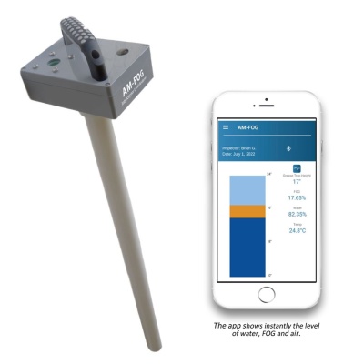 FOG Probe - A digital, portable device for monitoring Grease Interceptor Levels