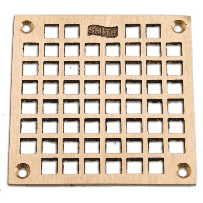Jay R Smith 5 Square Drain Cover 4 58 Actual Polished Nickel 