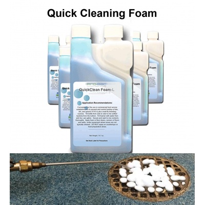 quickcleaning drain foam fruit fly exterminator