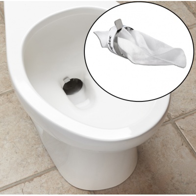 Traptex hopper guard for toilet