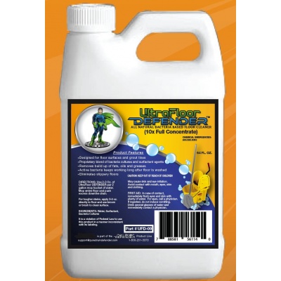 UltraFloor DEFENDER - All Natural Bio-Based Floor Cleaner (10x Concentrate)